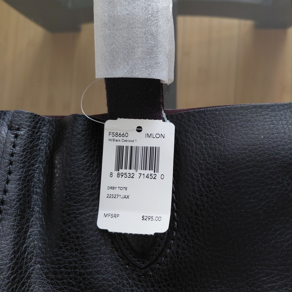 Coach Black Leather Shoulder Bag - Picture 4 of 5